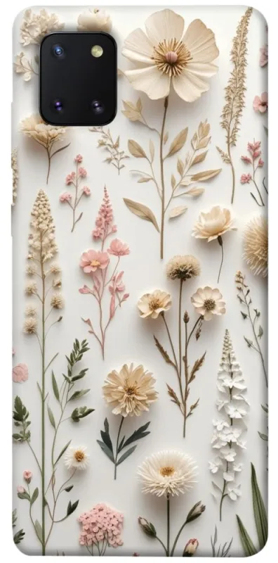 Чехол на Samsung Galaxy Note 10 Lite (A81) Floral design ver.1 фото 1 из 1