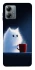 Чохол на Motorola Moto G14 Чохол кіт з кавою фото 1 з 1