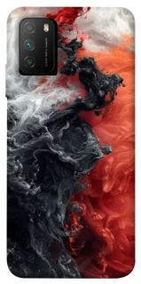 Чохол на Xiaomi Poco M3 Black and Red фото 1 з 1
