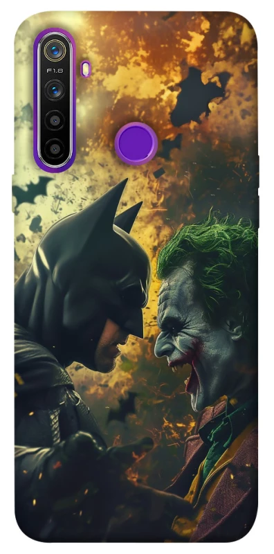 Чехол на Realme 5 Batman and the Joker фото 1 из 1