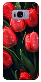 Чохол на Samsung G955 Galaxy S8 Plus Червоні тюльпани фото 1 Чохол на Samsung G955 Galaxy S8 Plus Червоні тюльпани фото 1 з 1