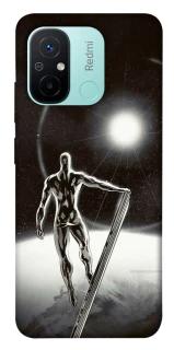 Чехол на Xiaomi Redmi 12C / Poco C55 Серебряный сёрфер фото 1 из 1