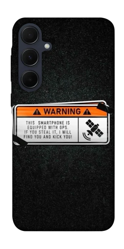 Чохол на Samsung Galaxy A55 Warning фото 1 з 1
