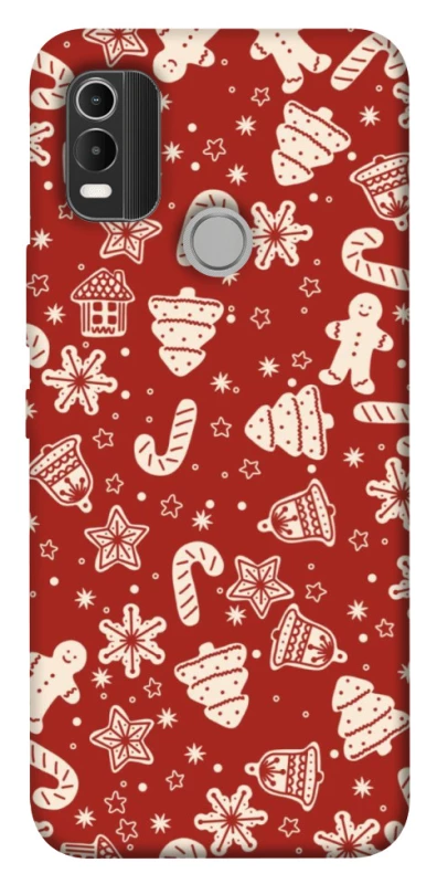 Чехол на Nokia C21 Plus Новогодний v3 фото 1 из 1