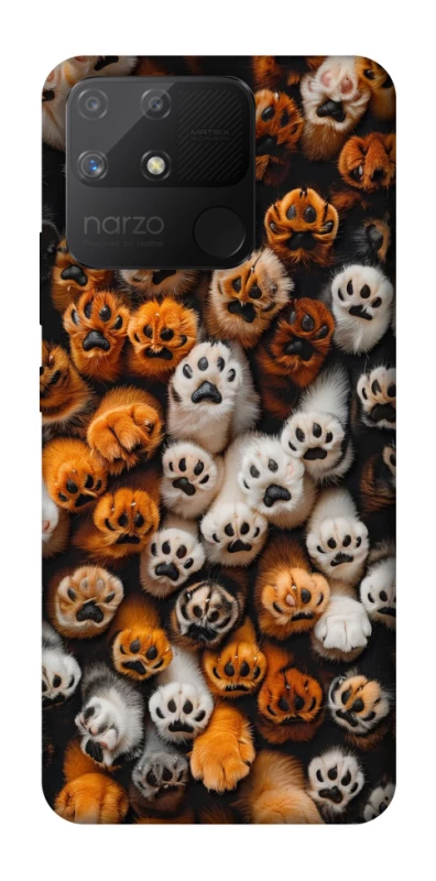 Чехол на Realme Narzo 50A Сat paws фото 1 из 1