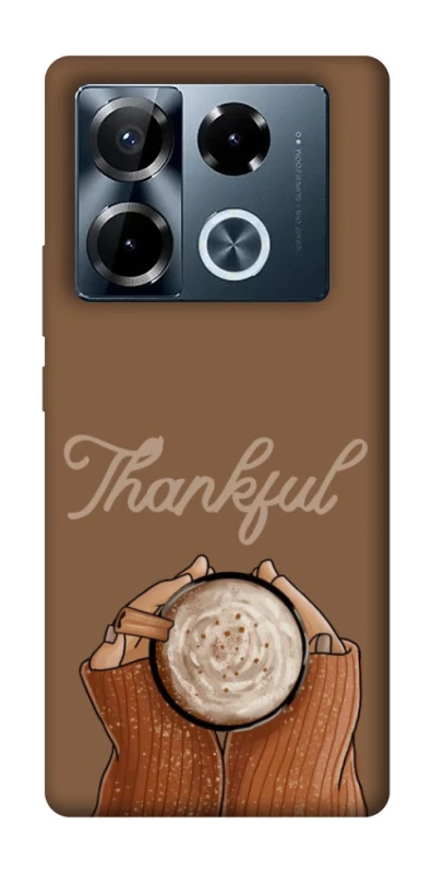 Чохол на Infinix Note 40 Pro 4G Thankful coffee фото 1 з 1