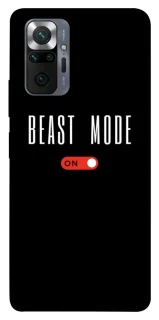 Чехол на Xiaomi Redmi Note 10 Pro Beast mode фото 1 из 1