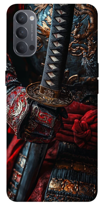 Чехол на Oppo Reno 4 samurai фото 1 из 1