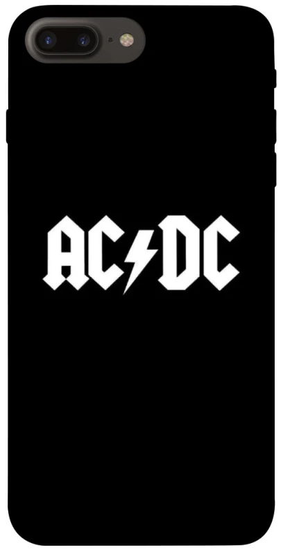 Чохол на Apple iPhone 7 plus / 8 plus AC/DC logo фото 1 з 1