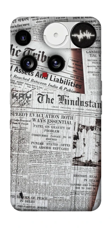 Чехол на Nothing Phone (3) Газеты фото 1 из 1