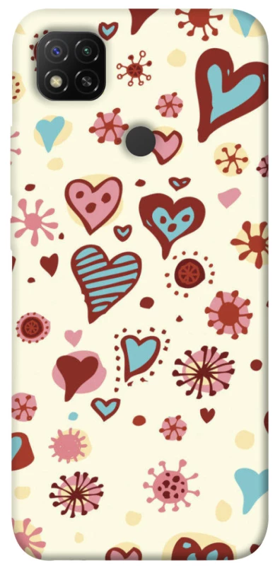 Чехол на Xiaomi Redmi 9C Pretty hearts фото 1 из 1