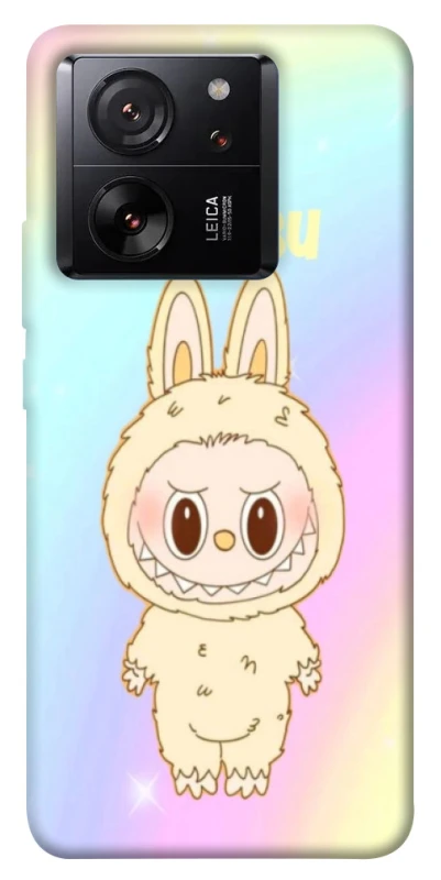 Чохол на Xiaomi 13T Pro Fluffy Rainbow Labubu фото 1 з 1
