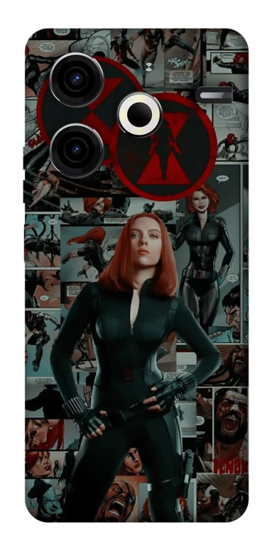 Чехол на TECNO Pova 6 Neo (LI6) Black Widow фото 1 из 1