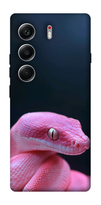 Чохол на Tecno Camon 40 Рожева змія фото 1 з 1