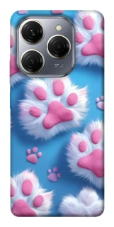 Чехол на TECNO Spark 20 Pro Cat paw фото 1 из 1