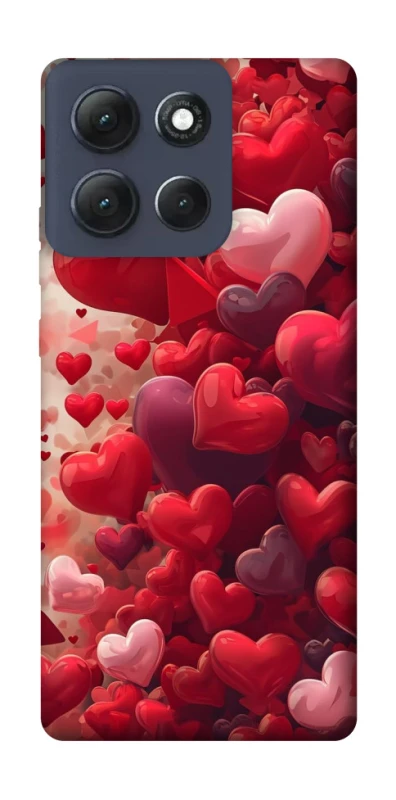Чохол на Motorola Moto G86 Power Many hearts фото 1 з 1