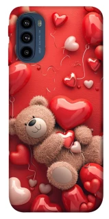 Чехол на Motorola Moto G41 bear in hearts фото 1 из 1