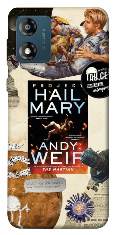 Чехол на Motorola Moto E13 Project Hail Mary ver.2 фото 1 из 1