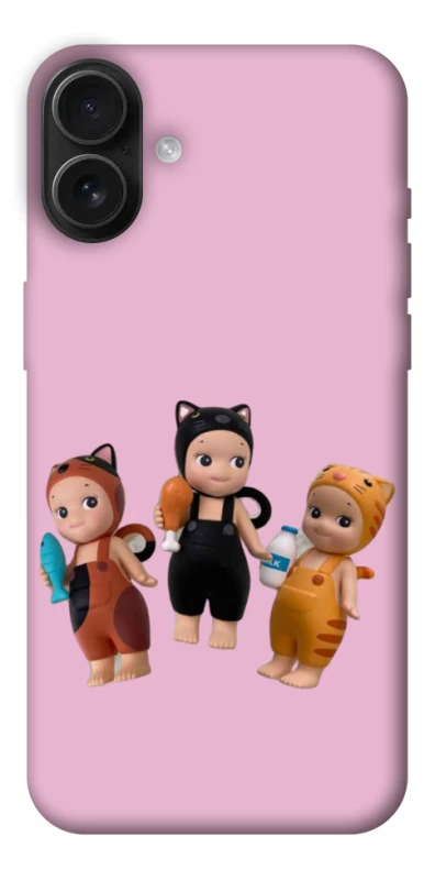 Чохол на Apple iPhone 16 Plus Cat Cafe Trio фото 1 з 1