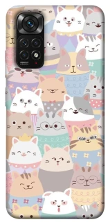 Чехол на Xiaomi Redmi Note 11 (Global) / Note 11S Funny Kittens ver.2 фото 1 из 1