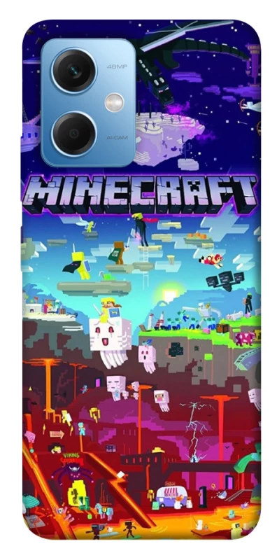 Чохол на Xiaomi Poco X5 5G Minecraft world фото 1 з 1