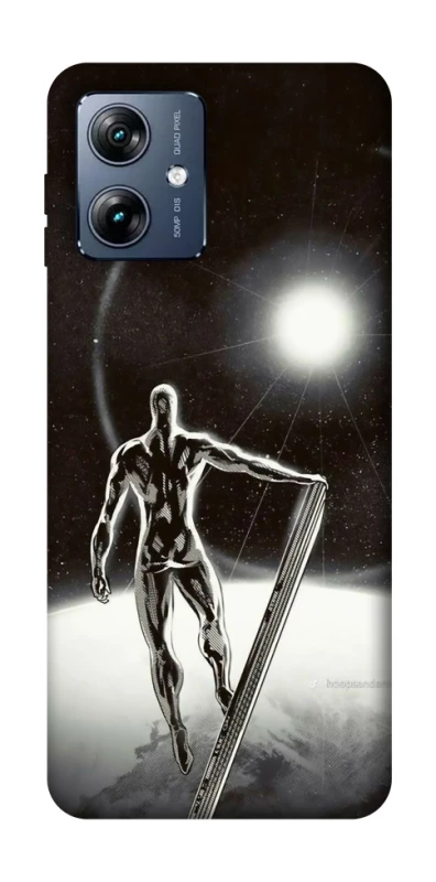 Чехол на Motorola Moto G54 Power Серебряный сёрфер фото 1 из 1