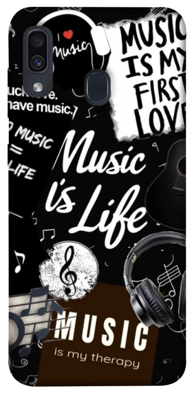 Чохол на Samsung Galaxy A20 / A30 Music is Life фото 1 з 1