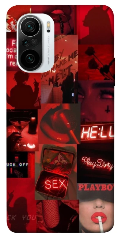 Чехол на Xiaomi Redmi K40 / K40 Pro / K40 Pro+ / Poco F3 Love collage ver.3 фото 1 из 1