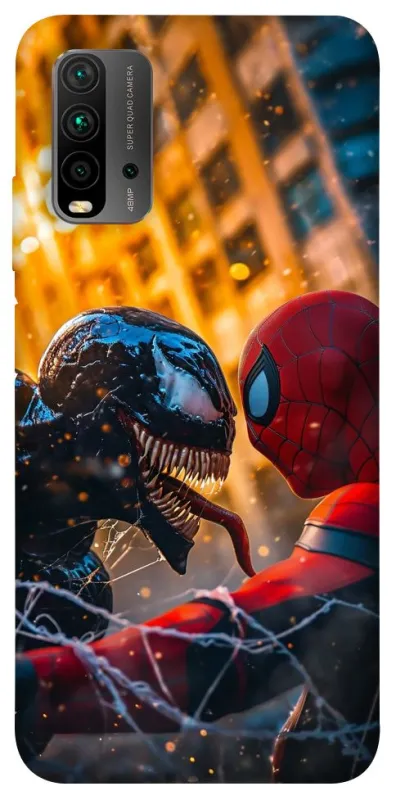 Чохол на Xiaomi Redmi 9T Venom vs Spiderman фото 1 з 1