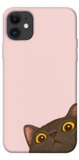 Чохол на Apple iPhone 11 (6.1") Peeping cat фото 1 з 1