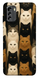 Чехол на Nokia G60 Colorful Cat Collage фото 1 из 1