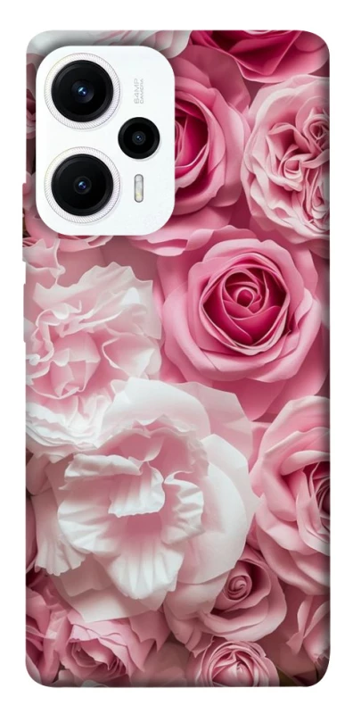 Чохол на Xiaomi Poco F5 / Note 12 Turbo Рожеві Квіти фото 1 з 1