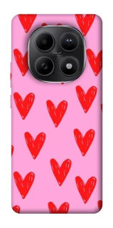Чохол на Xiaomi Redmi Note 15 5G Red hearts 2 фото 1 з 1