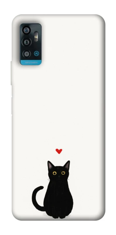 Чохол на ZTE Blade A71 cat in love фото 1 Чохол на ZTE Blade A71 cat in love фото 1 з 1