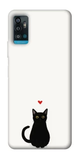 Чохол на ZTE Blade A71 cat in love фото 1 Чохол на ZTE Blade A71 cat in love фото 1 з 1