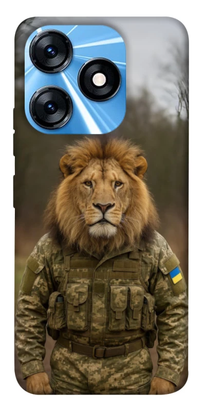 Чехол на TECNO Spark 10 Лев защитник фото 1 из 1