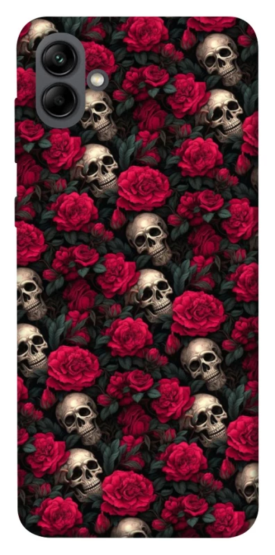 Чохол на Samsung Galaxy A04 Черепа та рози фото 1 з 1