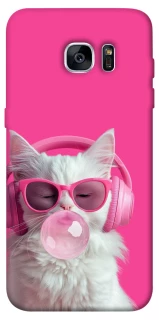 Чохол на Samsung G935F Galaxy S7 Edge Pink kitty фото 1 Чохол на Samsung G935F Galaxy S7 Edge Pink kitty фото 1 з 1