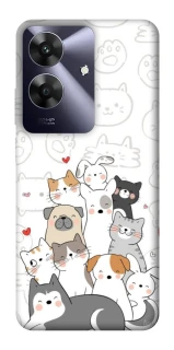 Чехол на Realme Note 60 Funny Pets фото 1 из 1