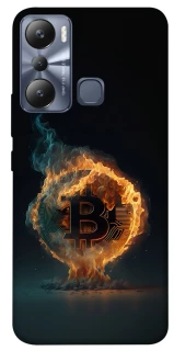 Чохол на Infinix Hot 20i Fire Bitcoin фото 1 з 1