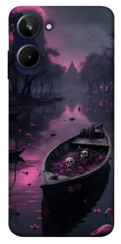 Чохол на Realme 10 4G Boat and flamingo фото 1 з 1