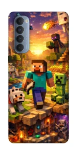 Чохол на Oppo Reno 4 Pro Minecraft v6 фото 1 з 1