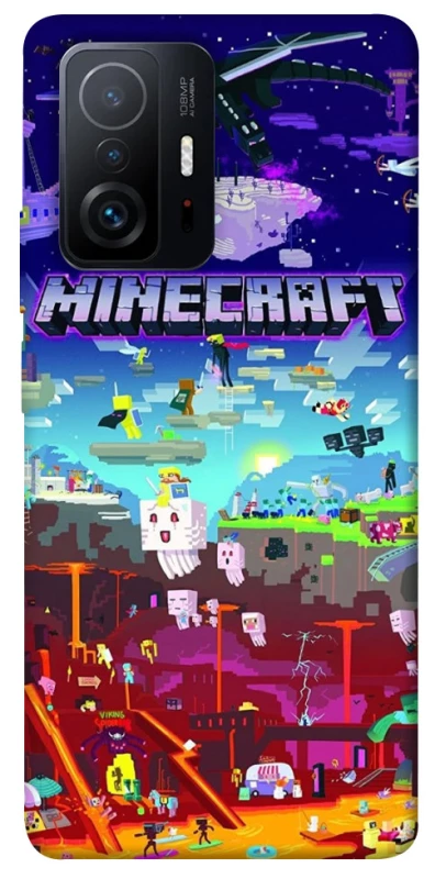 Чехол на Xiaomi 11T / 11T Pro Minecraft world фото 1 из 1
