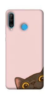 Чехол на Huawei P30 lite Peeping cat фото 1 Чехол на Huawei P30 lite Peeping cat фото 1 из 1