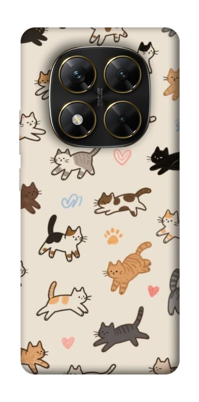 Чехол на Xiaomi Poco X7 Cat style ver.2 фото 1 из 1