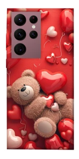 Чохол на Samsung Galaxy S22 Ultra bear in hearts фото 1 з 1