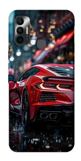 Чехол на TECNO Spark 7 Red sports car фото 1 из 1