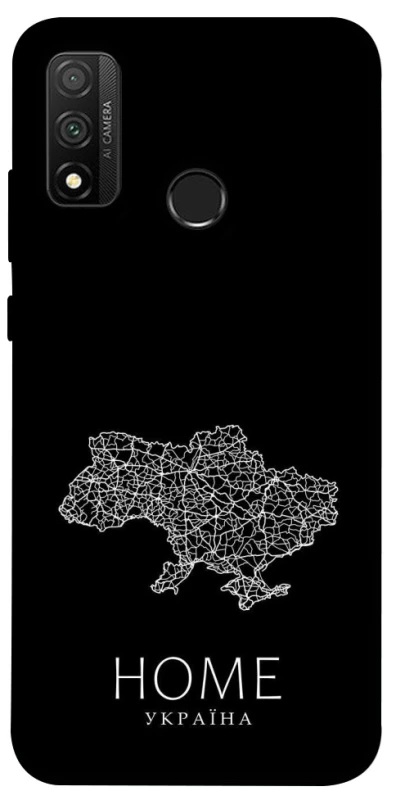 Чохол на Huawei P Smart (2020) Ukraine black map фото 1 з 1