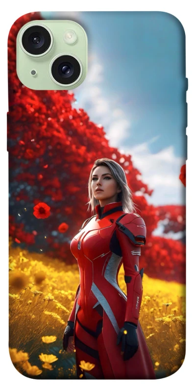 Чохол на Apple iPhone 15 Plus (6.7") Cyber space girl ver.5 фото 1 з 1