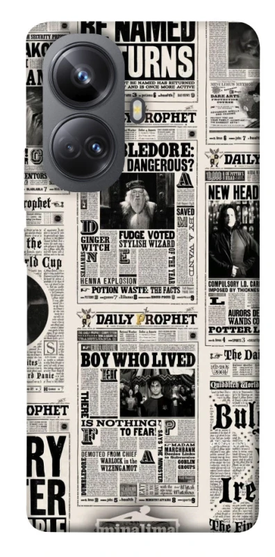 Чехол на Realme 10 Pro+ Harry Potter newspaper фото 1 из 1